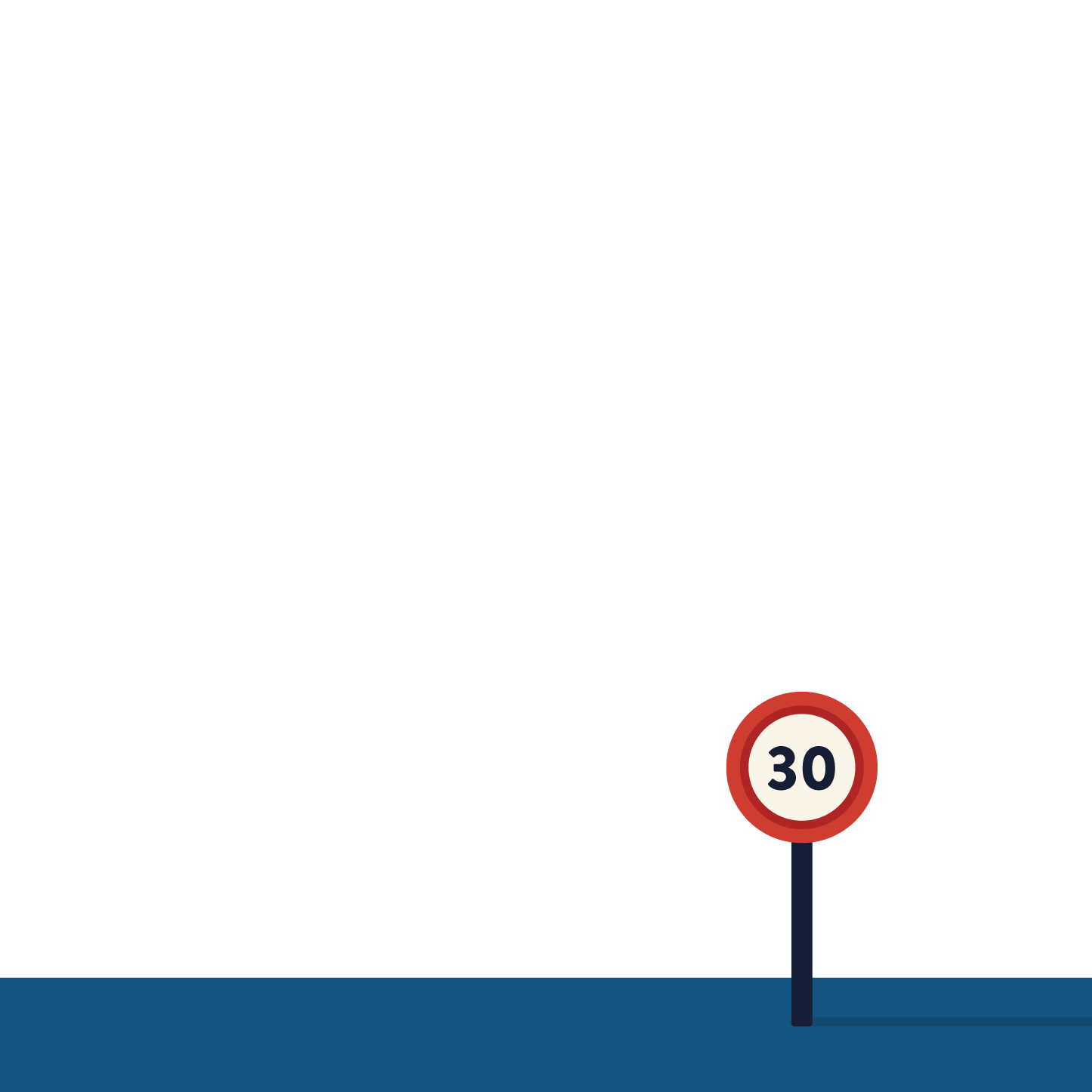 30 mph road sign